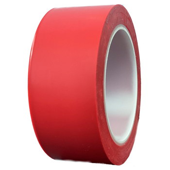 Лента для разметки и маркировки пола (КРАСНАЯ, 75 мм x 33 м)